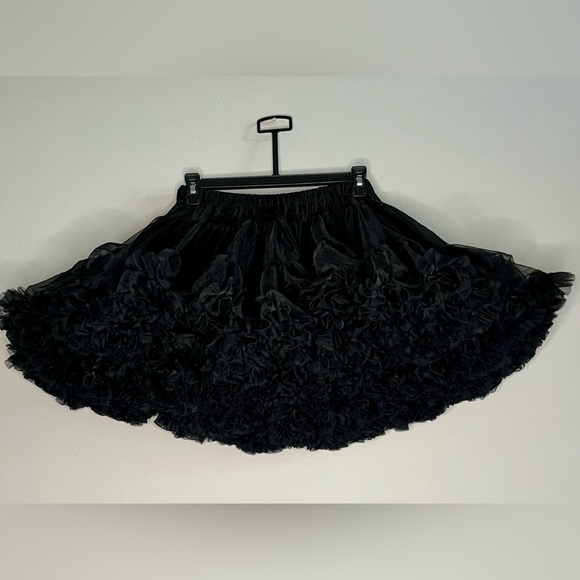 Vintage Sam’s Black Petticoat Skirt XL Made in USA – Rockabilly Crinoline - Picture 2 of 5